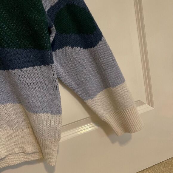 NWOT Color Block Drop Shoulder Sweater - Picture 7 of 9